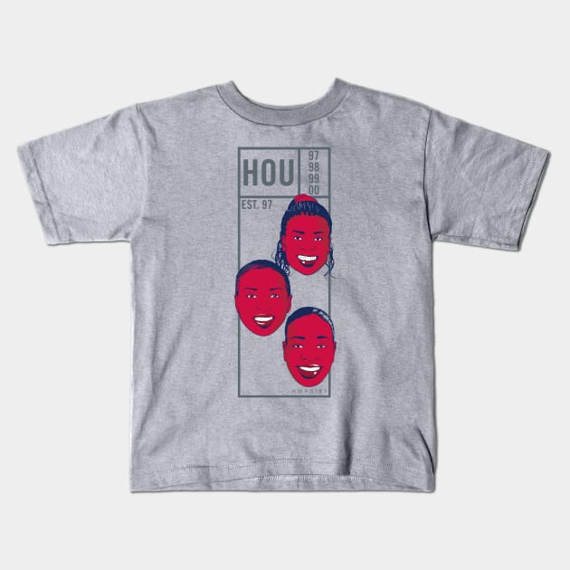 Hou Big 3 T-shirt Kids T-Shirt by kwasi81